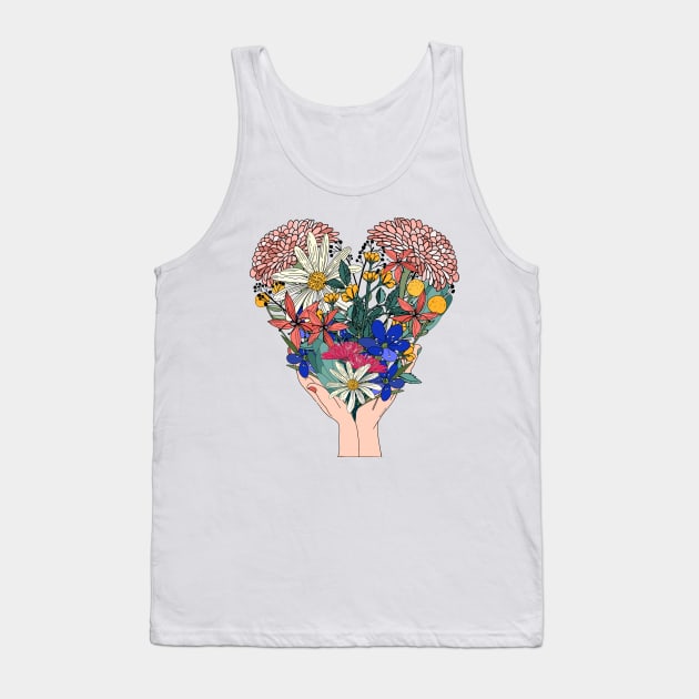 Flowers Make Love Last Tank Top by tizicav